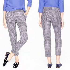 J.Crew Cafe Capri Purple Tweed Pant - Women’s 12